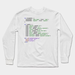 AngularJS New Baby Long Sleeve T-Shirt